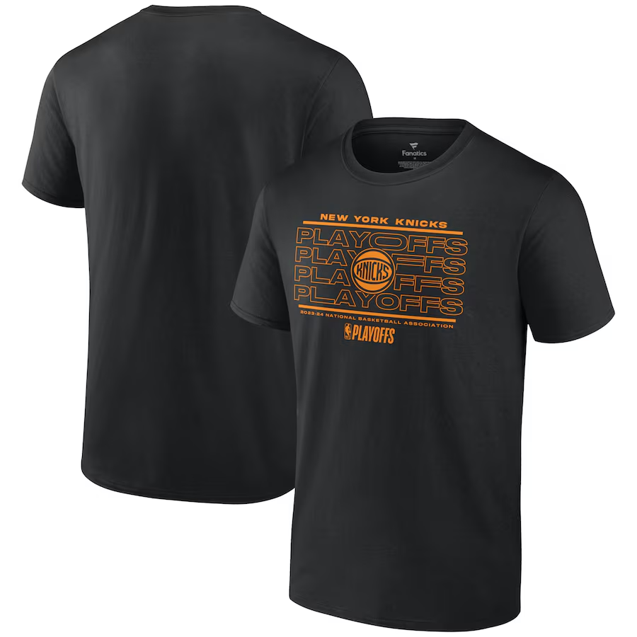 Men 2024 NBA New York Knicks black Tshirts